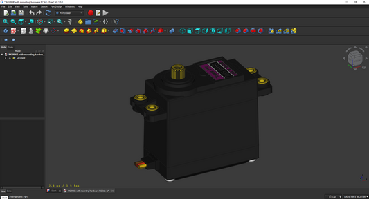 MG996R With or Without Mounting Hardware