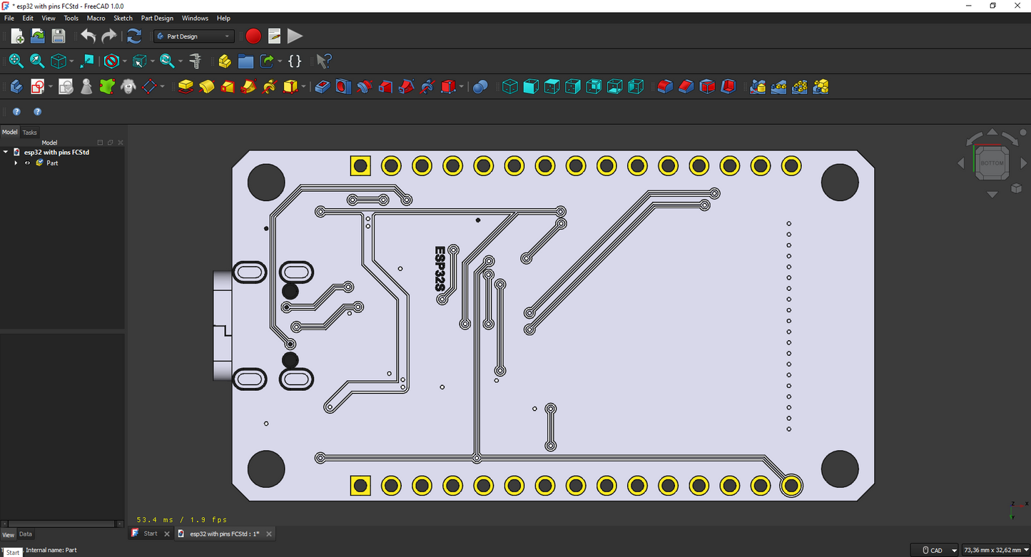 ESP32 sa ili bez pinova – Model za testiranje uklapanja