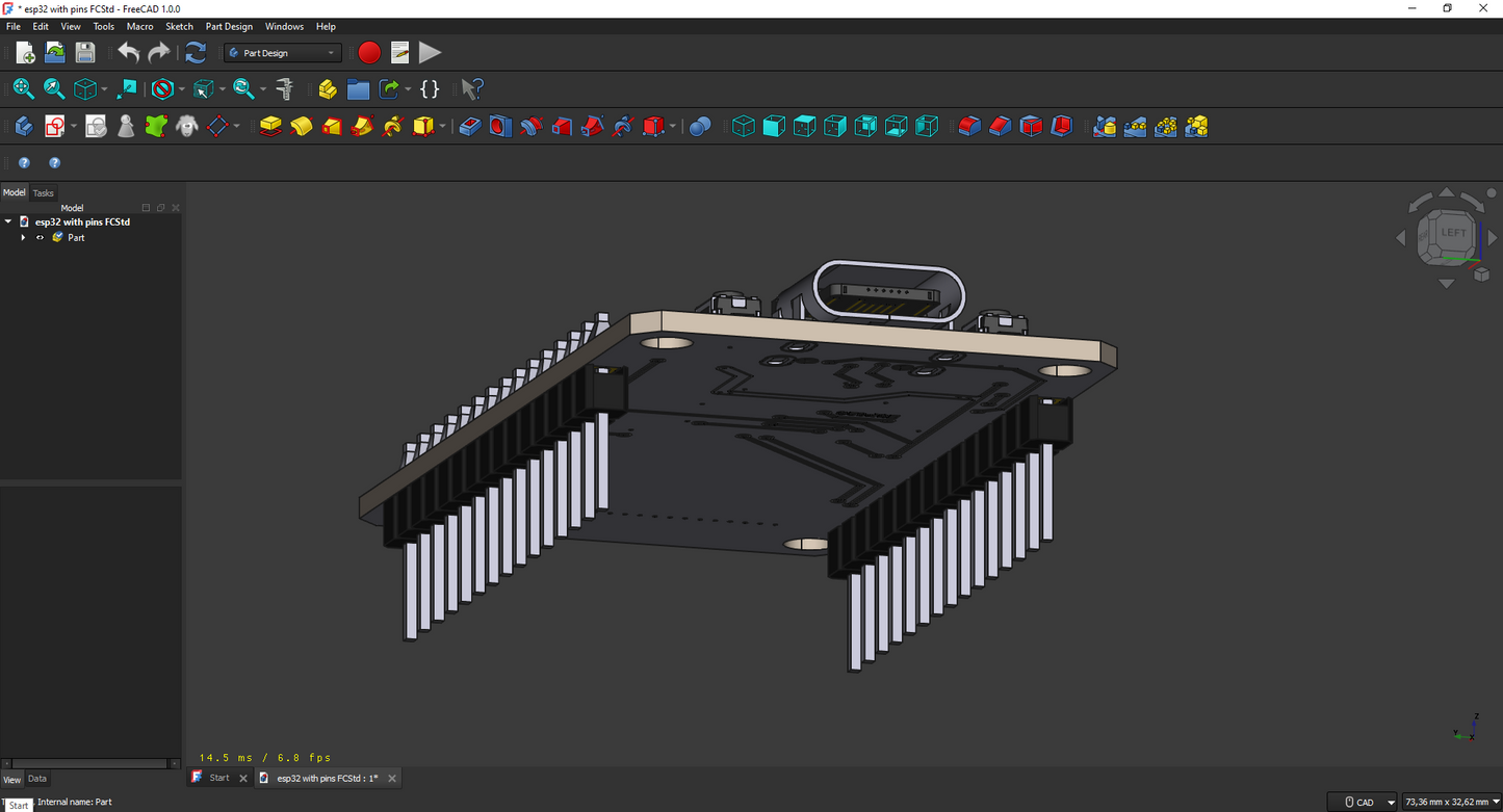 ESP32 sa ili bez pinova – Model za testiranje uklapanja