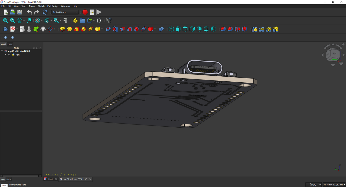 ESP32 sa ili bez pinova – Model za testiranje uklapanja