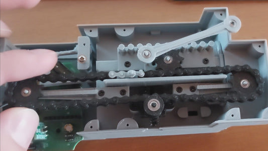 Custom 3D Printed Plasitc Micro Roller Chains, Sprockets and Tensioners